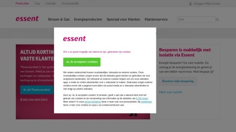 Bezoek de website Reviews over Essent