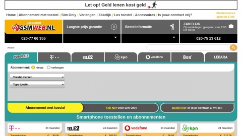 Bezoek de website Reviews over GSMweb