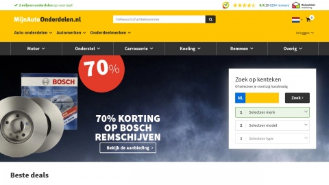 Reviews over MijnAutoonderdelen