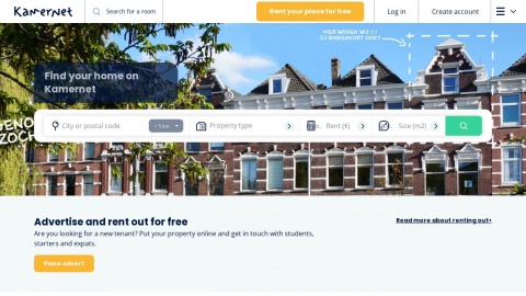 Bezoek de website Reviews over Kamernet