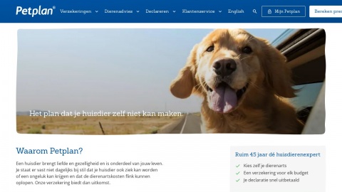 Bezoek de website Reviews over Petplan