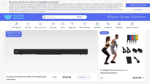 Bezoek de website Reviews over VakantieVeilingen