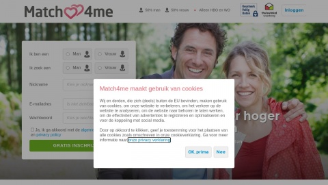 Bezoek de website Reviews over Match4me.nl